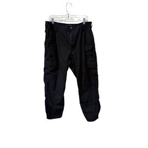 5.11 Tactical Mens Black Cargo Pants 36x30 Durable Utility Design With Pockets